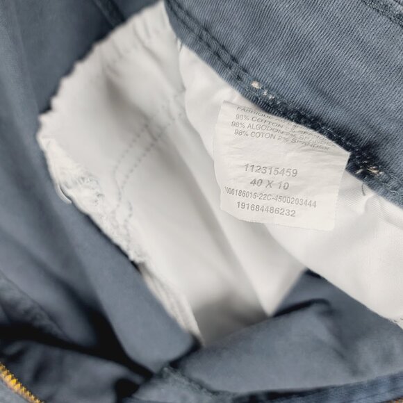 Wrangler Men's Grey Relaxed Fit Flex Above The Knee Cargo Shorts Size 40x10 - Picture 7 of 8